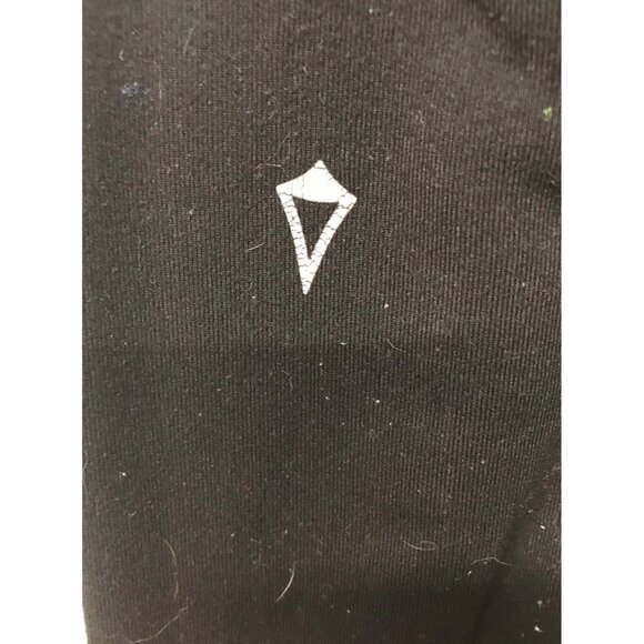 Sz 10 Girls Ivivva by Lululemon Leggings Blue Quilt/Black Reverse 29” Inseam - Picture 6 of 11